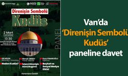 Van’da ‘Direnişin Sembolü Kudüs’ paneline davet