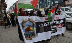 Muş'ta İşgalcilerin Gazze'ye yönelik saldırıları protesto edildi