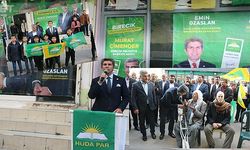 HÜDA PAR Belediye Başkan Adayı  Özaslan, "çocukların hatırı için oy kullanın" dedi