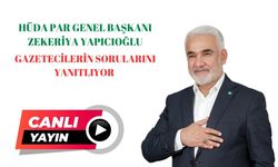 CANLI YAYIN: HÜDA PAR Genel Başkanı Yapıcıoğlu gazetecilerin sorularını yanıtlıyor
