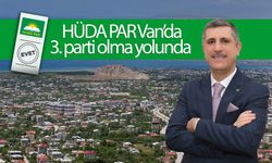 HÜDA PAR Van’da 3. parti olma yolunda