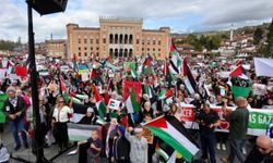 Saraybosna'da siyonistler protesto edildi