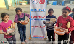 Yetimler Vakfı, Gazze'de iftar vermeye devam ediyor