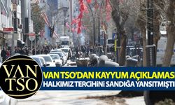 Van TSO'dan kayyum açıklaması: Halkımız tercihini sandığa yansıtmıştır