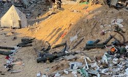 Bombalanan Gazze sokaklarında ABD yapımı roket kalıntıları dikkati çekiyor!