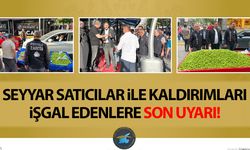 İpekyolu'nda seyyar satıcılar ile kaldırımları işgal edenlere son uyarılar yapıldı