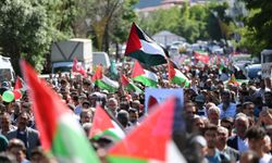 Bingöl'de Gazze'ye yönelik saldırılar protesto edildi