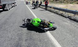 Elazığ'da devrilen motosiklet sürücüsü hayatını kaybetti