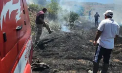 Malatya'nın 3 ayrı ilçesinde yangın çıktı