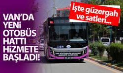 Van’da yeni otobüs hattı hizmete başladı! İşte güzergah ve saatler…