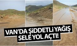 Van’da şiddetli yağış sele yol açtı!