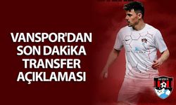 Vanspor'dan transfer açıklaması