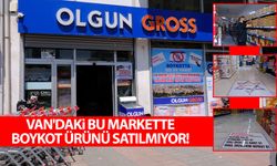 Van'daki bu markette hiçbir boykot ürünü satılmıyor!