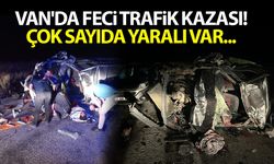 Van'da feci kaza! Çok sayıda yaralı var...