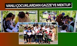 Vanlı çocuklardan Gazze'ye mektup