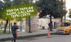 Van’da parkta vatandaşlar varken yapılan ilaçlama tepki çekti!