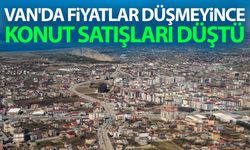 Van'da konut fiyatları düşmeyince satışlar düştü