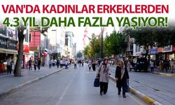 Van'da kadınlar erkeklerden 4.3 yıl daha fazla yaşıyor!