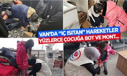 Van’da yüzlerce çocuğa bot ve mont yardımı yapıldı