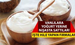 Vanlılara yoğurt yerine nişasta sattılar! İşte Van’da hile yapan firmalar…