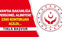 Van’da Bakanlığa personel alımı için son gün uyarısı! Tıkla başvur