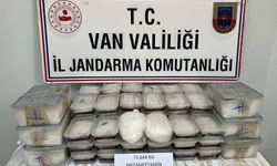 Van'da 71 kilo uyuşturucu ele geçirildi