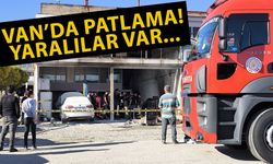 Van Sanayi Sitesinde patlama! Yaralılar var...