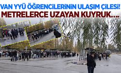 Van YYÜ öğrencilerinin ulaşım çilesi! Metrelerce uzayan kuyruk….