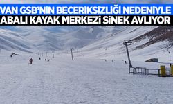 Van GSB’nin beceriksizliği nedeniyle Abalı Kayak Merkezi sinek avlıyor