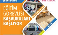 GSB Eğitim Görevlisi başvuruları başlıyor