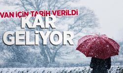 Van'a kar geliyor! Meteoroloji tarih verdi...