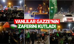 Vanlılar Gazze direnişinin zaferini böyle kutladı