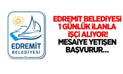 Van Edremit Belediyesi 1 günlük ilanla işçi alıyor! Mesaiye yetişen başvurur…