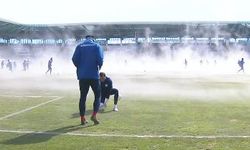 Erzurumspor maçında ilginç görüntü! (VİDEO)