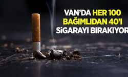 Van’da her 100 bağımlıdan 40’ı sigarayı bırakıyor