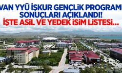 Van YYÜ İŞKUR Gençlik Programı sonuçlarını açıkladı! İşte asil ve yedek isim listesi…