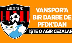 Vanspor FK’ya PFDK’dan ağır ceza: Seyircisiz maç, para cezası…