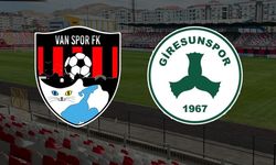 Vanspor Giresunspor maçı ilk 11’leri açıklandı