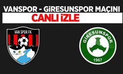 Vanspor Giresunspor maçı canlı izle!