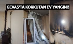 Gevaş’ta korkutan ev yangını!