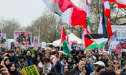 Londra'da Dünya Kudüs Günü'nde Filistin'e destek yürüyüşü!