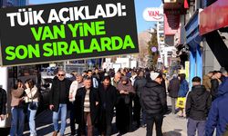 TÜİK açıkladı: Van yine son sıralarda