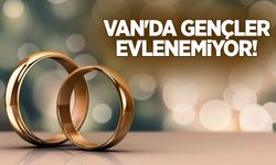 Van'da evlilik yaşı giderek yükseliyor! Gençler artık evlenemiyor...