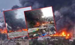 Tiflis'te büyük yangın