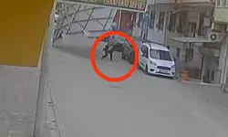 Diyarbakır'da çatının uçması kameraya farklı bir açıdan yansıdı