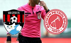 Vanspor- Batman Petrolspor finalini yönetecek hakemler belli oldu mu?