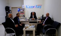 HÜDA PAR Medya Başkan Yardımcısı Tanrıkulu Van Olay Gazetesi’ni ziyaret etti