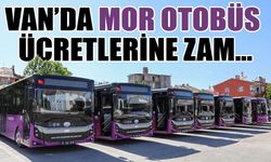 Van'da mor otobüs ücretlerine zam! İşte yeni fiyat tarifesi...