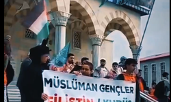 Ağrılı Gençler Filistin İçin Yürüdü