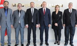 Rektör Şevli’den Rektör Elmastaş’a hayırlı olsun ziyareti